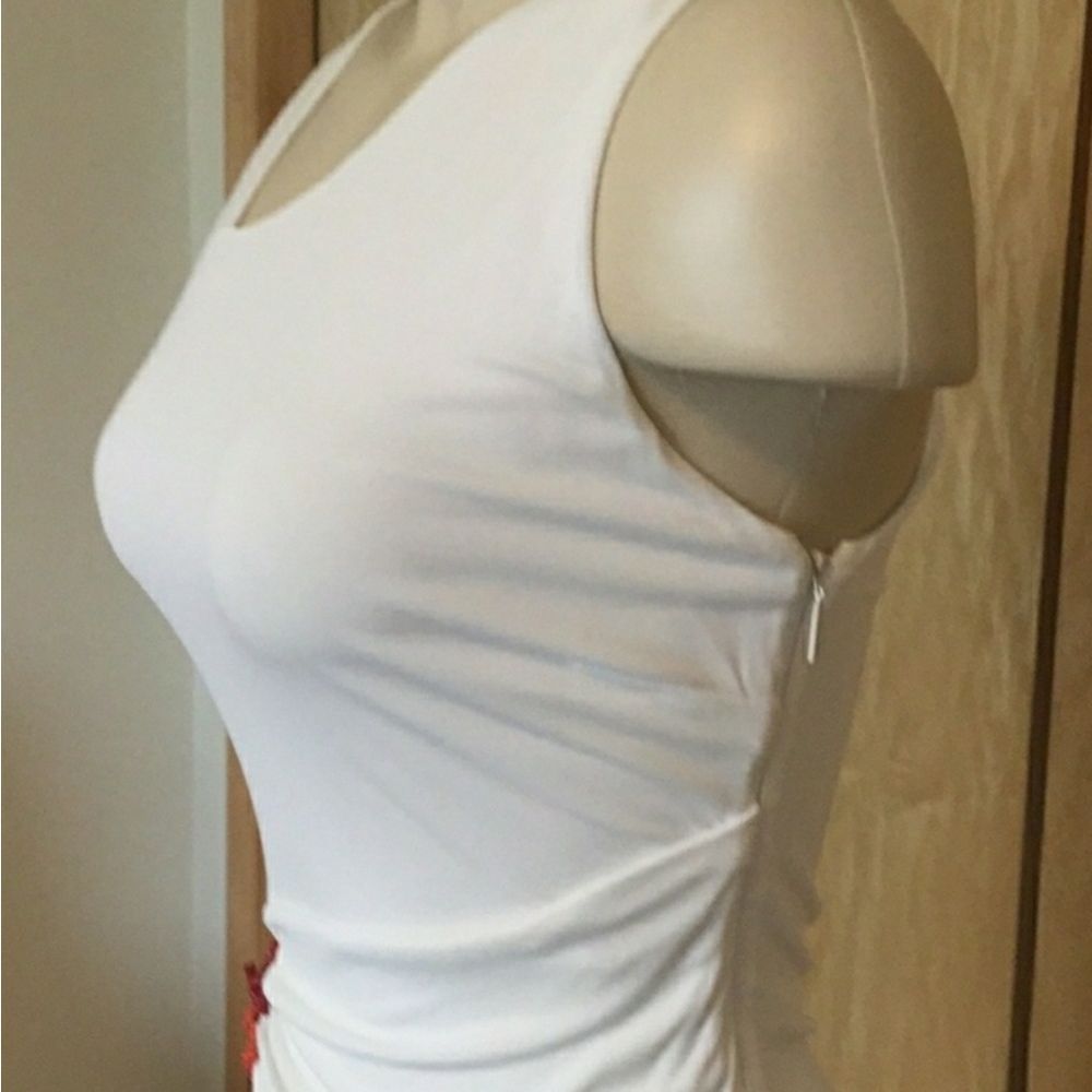 Roberto Cavalli viscose jersey white draped Dress - Picture 5 of 7